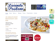 Tablet Screenshot of locanda-positano.com